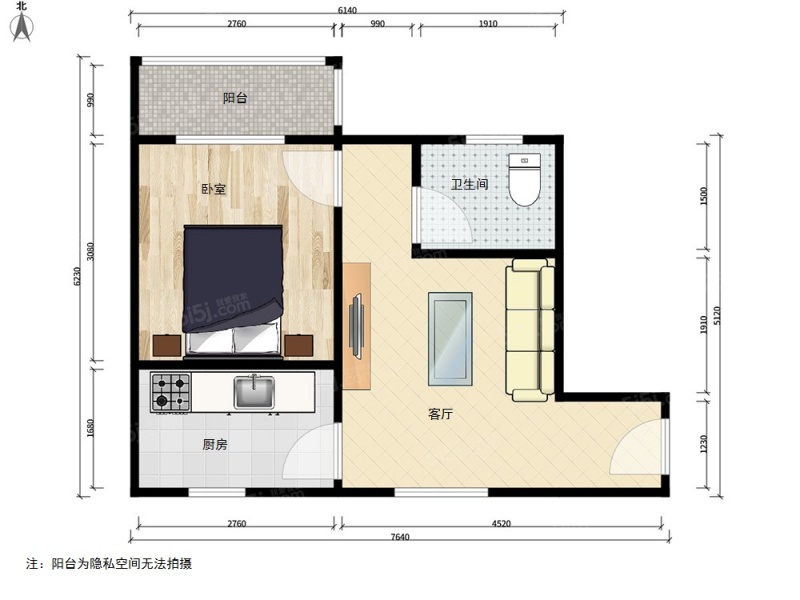 天兴家园二手房_天兴家园 1室1厅1卫_北京我爱我家官网