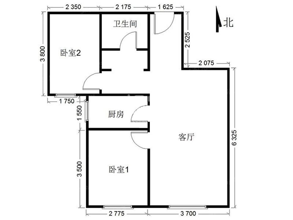 北京我爱我家总部基地万达广场 天兴家园精装两居直接可入住第13张图