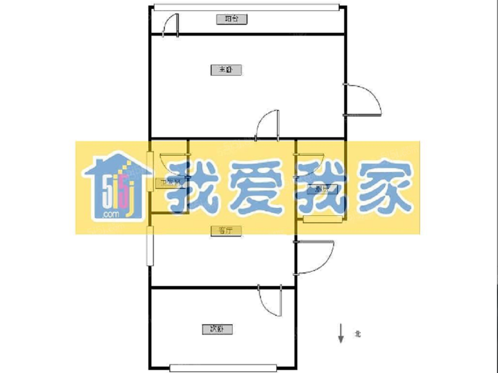 新上,永顺南里2号院小两居!中间楼层 采光好