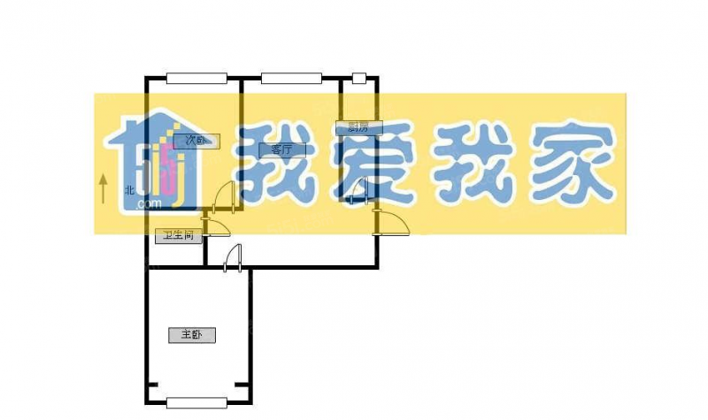 周庄子家园 2室1厅1卫 90㎡