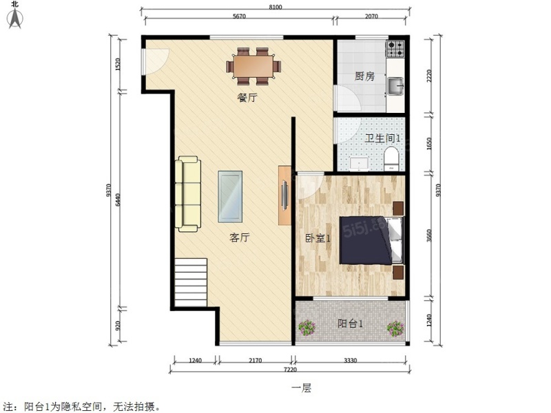 北京我爱我家兴丰家园 复式 看房方便第8张图