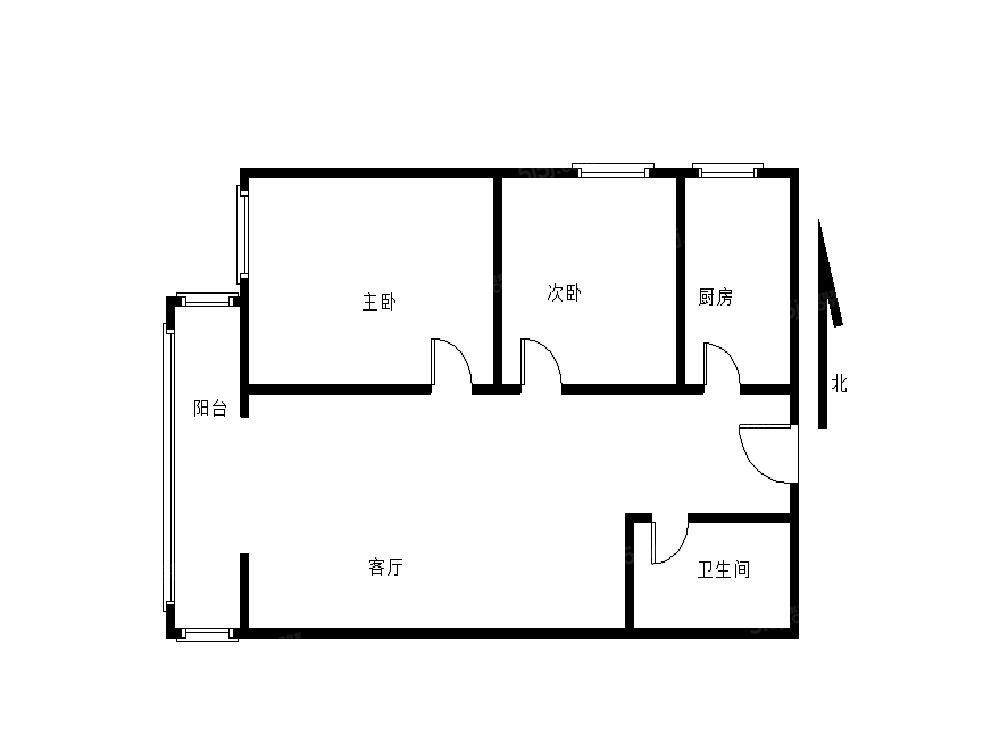金泉家园精装两居室 家电齐全