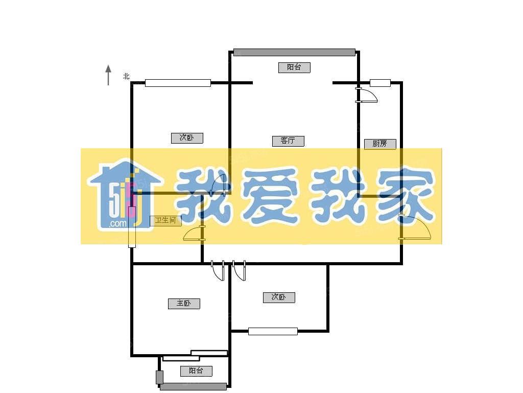 东坝坝鑫家园三居室精装全齐